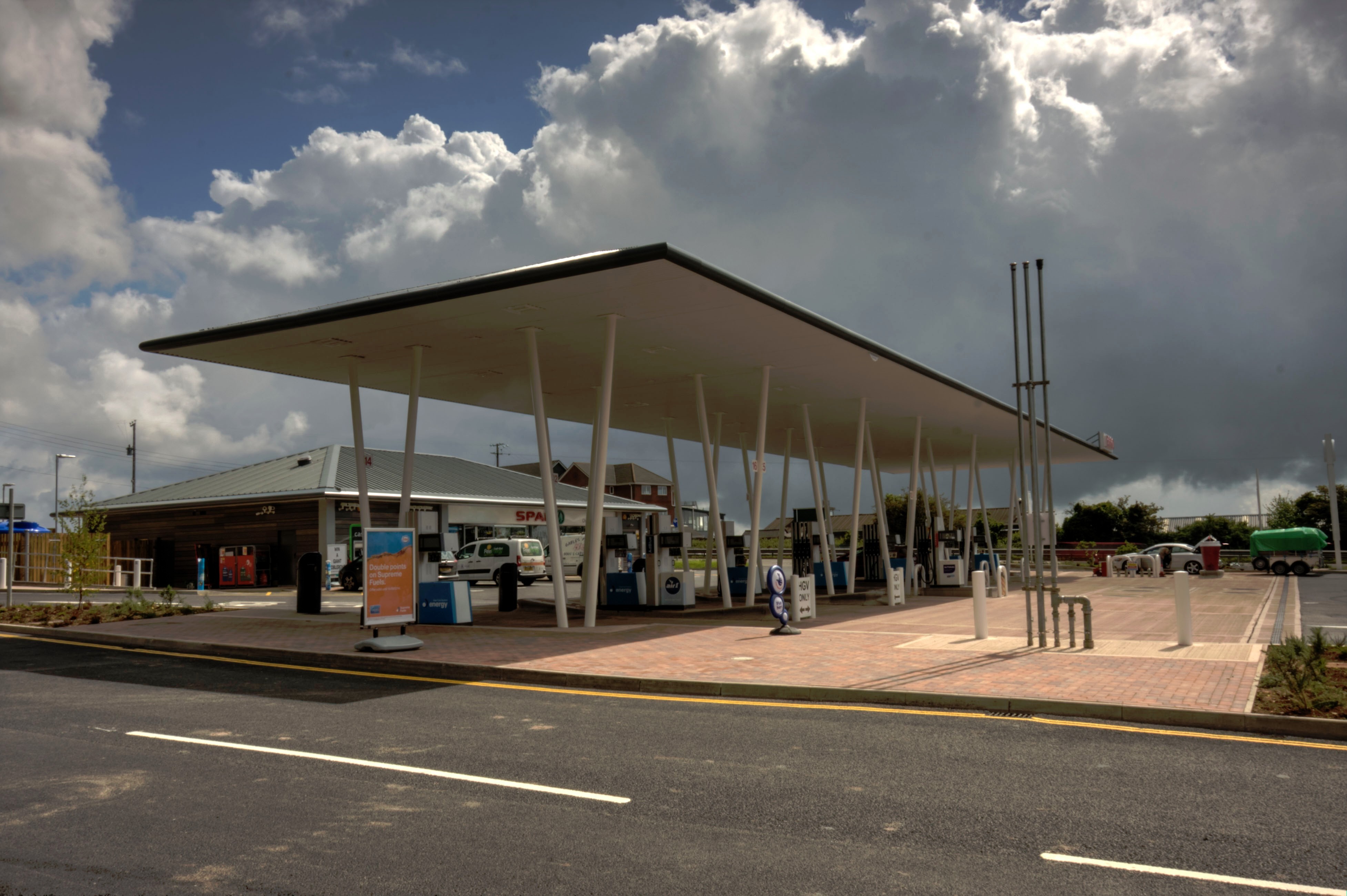 Winning Post Canopy - Exeter - Global-MSI - Forecourt Canopy ...