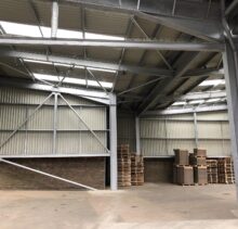 Box Factory Covered storage canopy